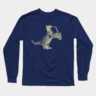 Sax Cat Long Sleeve T-Shirt